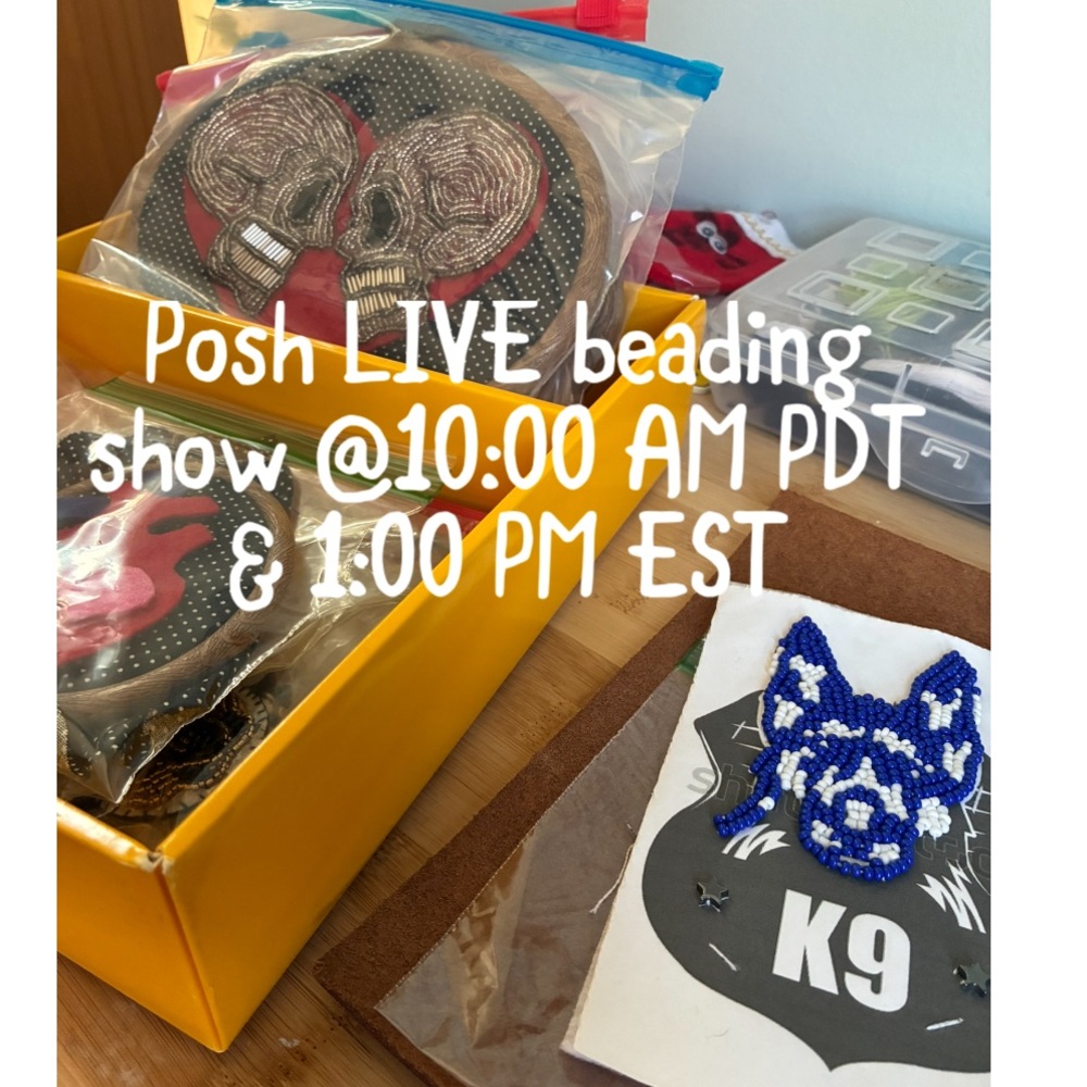 🪡🌹Tues 03/24/26 @1:00 PM EST /10 AM PDT HOW TO BEAD Beaded Art Poshshow!✨